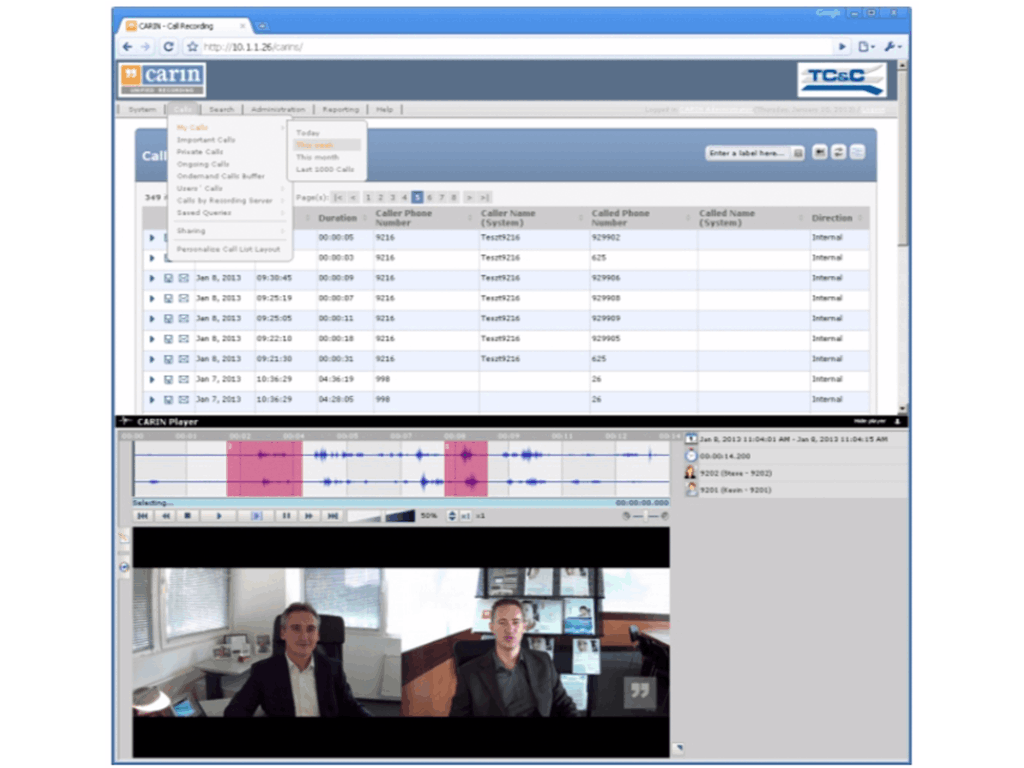 CARIN365 Grabadoras Telecomunicaciones